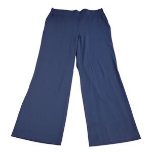 Member's Mark Women's Stretch Soft Pockets Travel Wide Leg Pant - Navy